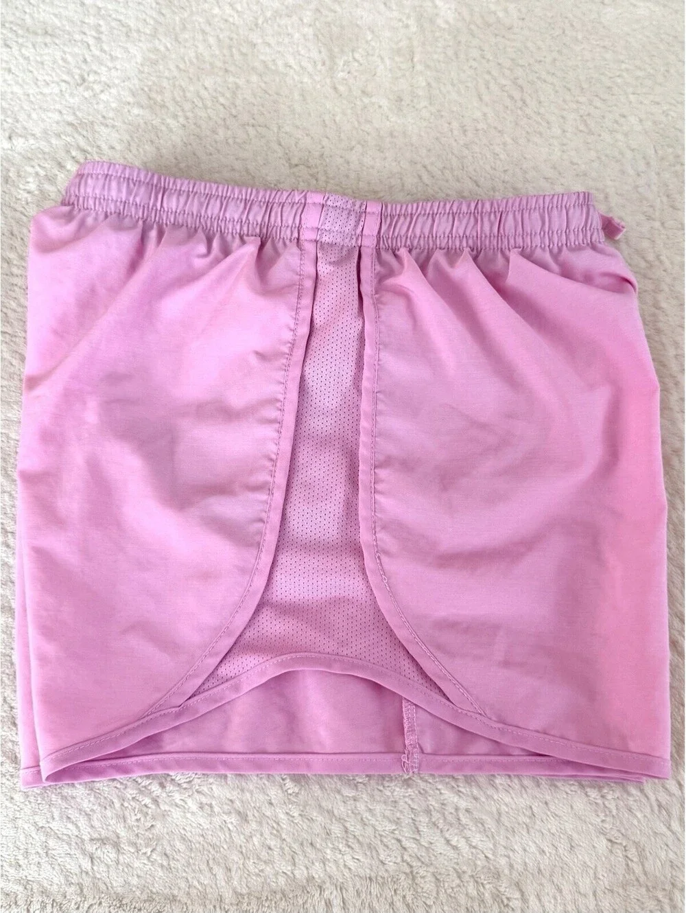 Nike Dri-FIT Women’s Running Shorts Pink L Lined Drawstring Athletic